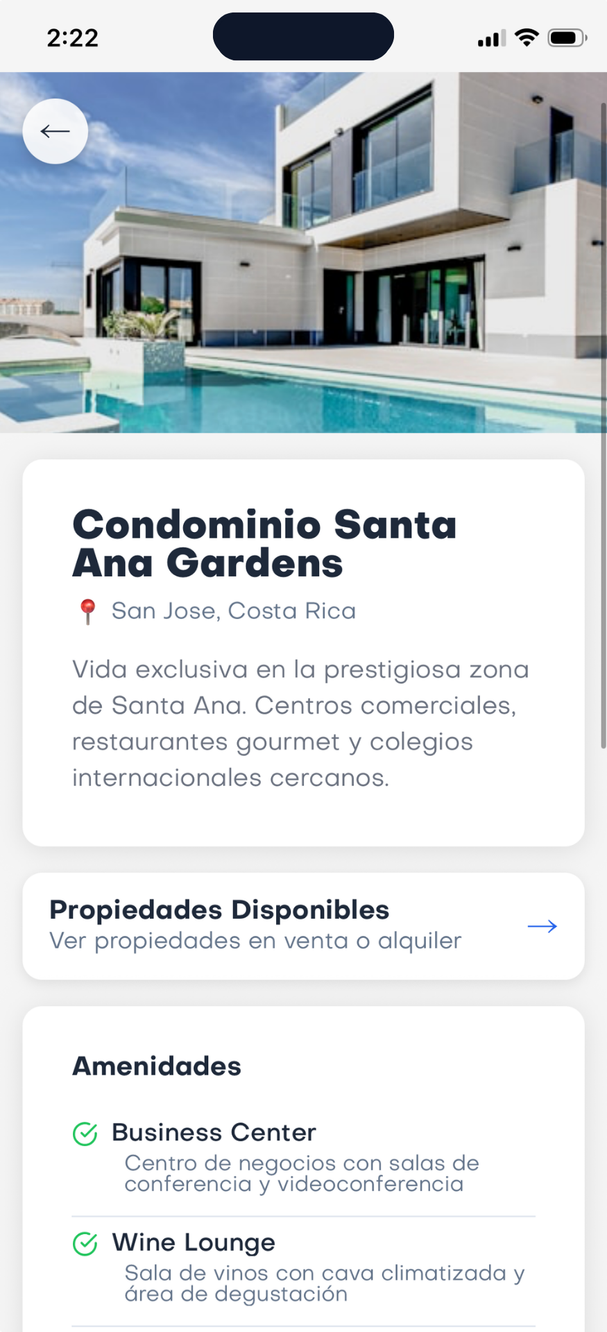 Aplicación móvil de CRCondos